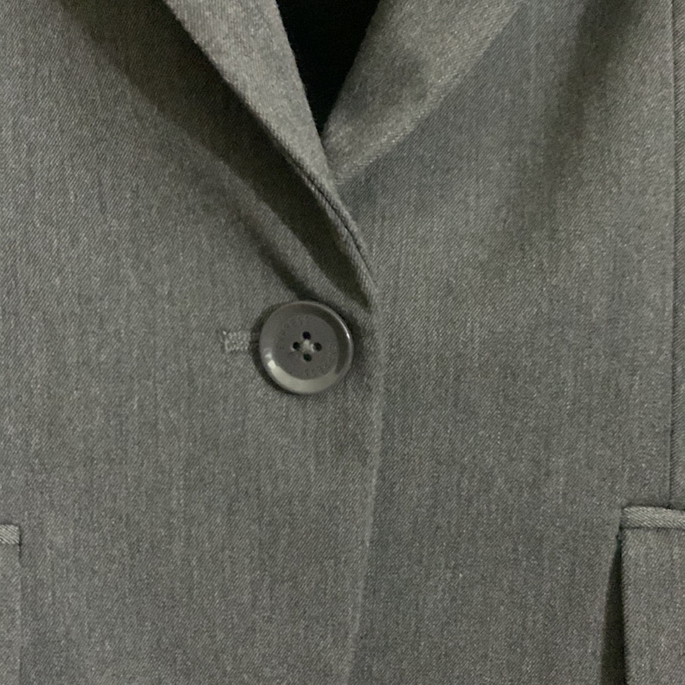 Express Editor One Button Lined Blazer - image 3